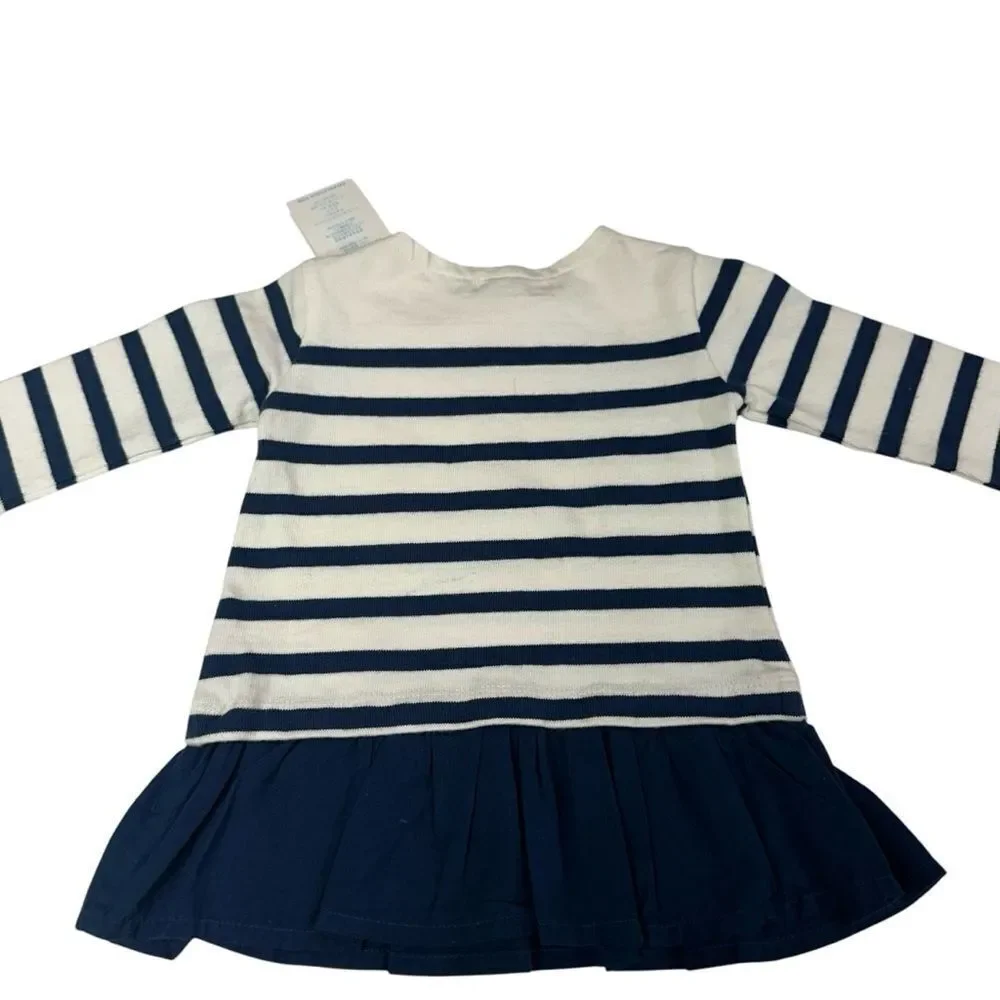 NWT Ralph Lauren Striped‎ Nautical Preppy Dress, 3M